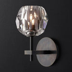 Boule De Radiant Crystal Short Wall Sconce