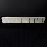 Aquitaine Faceted Cluster Linear Chandelier 48"