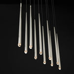 Aquitaine Faceted Cluster Linear Chandelier 72"
