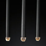 Aquitaine Faceted Cluster Linear Chandelier 60"