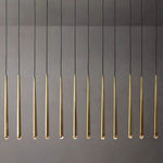 Aquitaine Faceted Cluster Linear Chandelier 60"