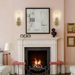Lambert Hexagonal Glass Wall Sconce