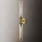 Lambert Cylindrical Glass Double Wall Sconce