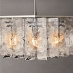 Lattice Module Glass Square Chandelier 60"