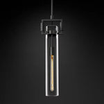 Machinist Glass Cylinder Pendant Light