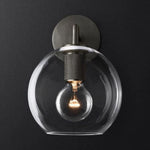 Utilitaire Globe Shade Wall Sconce