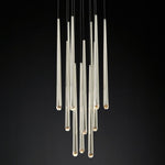 Aquitaine Faceted Cluster Round Chandelier 18"