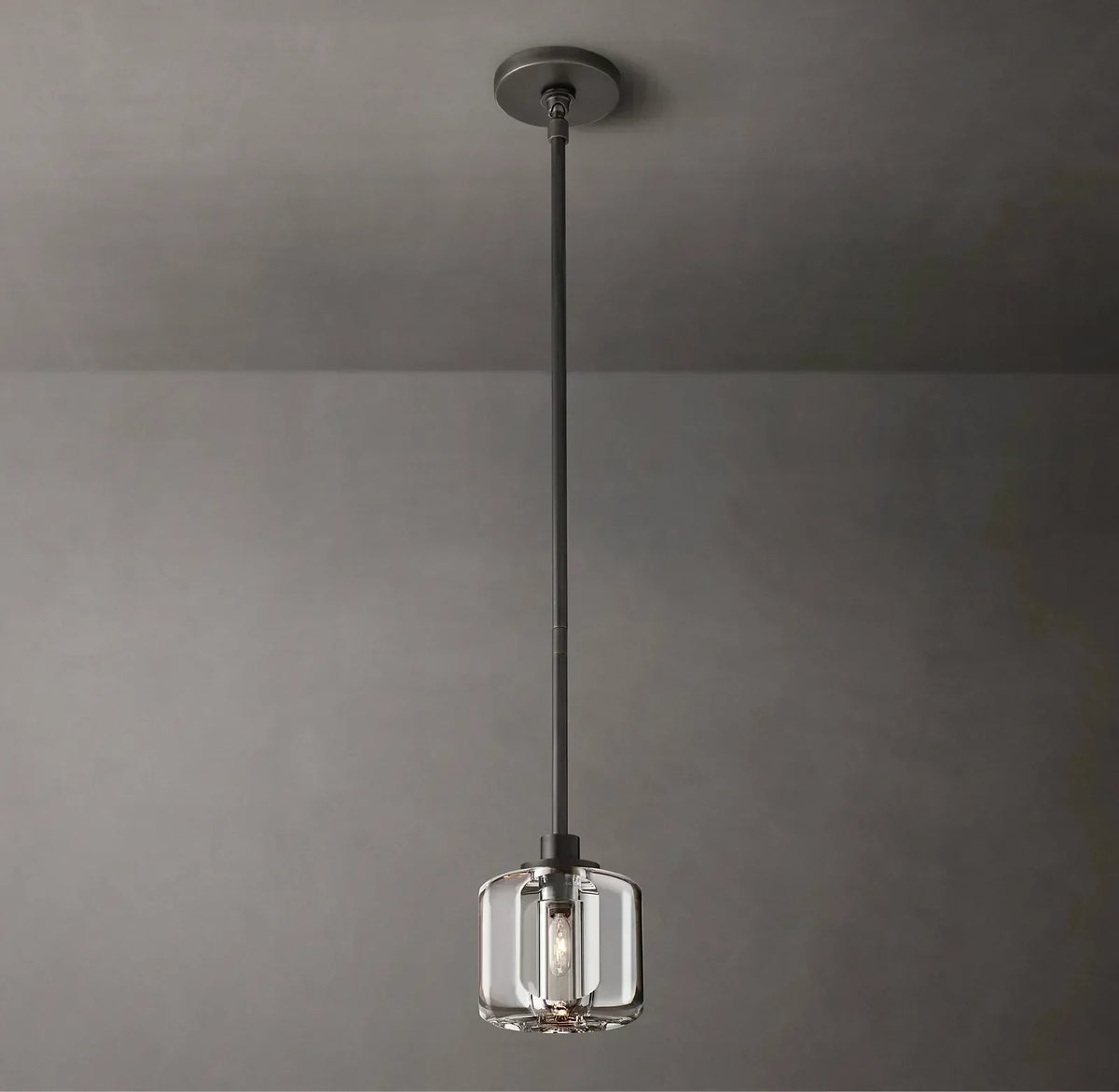 Demaret Sculpted Crystal Pendant Light