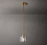 Demaret Sculpted Crystal Pendant Light