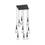 Water Drop Liquid Square Chandelier