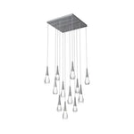 Water Drop Liquid Square Chandelier