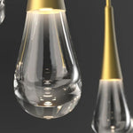 Water Drop Liquid Square Chandelier