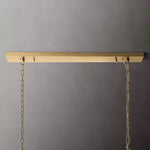 Rhys Beveled Prism Linear Chandelier 60"