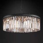 Rhys Beveled Prism Round Chandelier 32"
