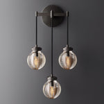 Pearl Carved Inciso Triple Wall Sconce