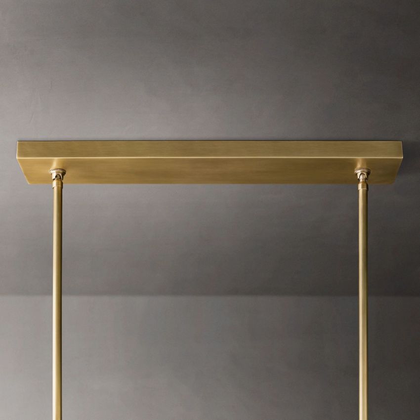 Boule De Radiant Crystal Double Linear Chandelier 60"