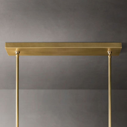 Boule De Radiant Crystal Double Linear Chandelier 60"