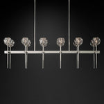 Boule De Radiant Crystal Double Linear Chandelier 60"