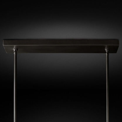 Boule De Radiant Crystal Double Linear Chandelier 60"