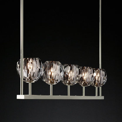 Boule De Radiant Crystal Linear Chandelier 48"