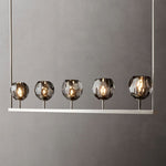 Boule De Radiant Crystal Linear Chandelier 48"