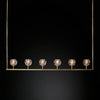 Boule De Radiant Crystal Linear Chandelier 60"