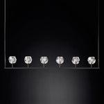 Boule De Radiant Crystal Linear Chandelier 60"