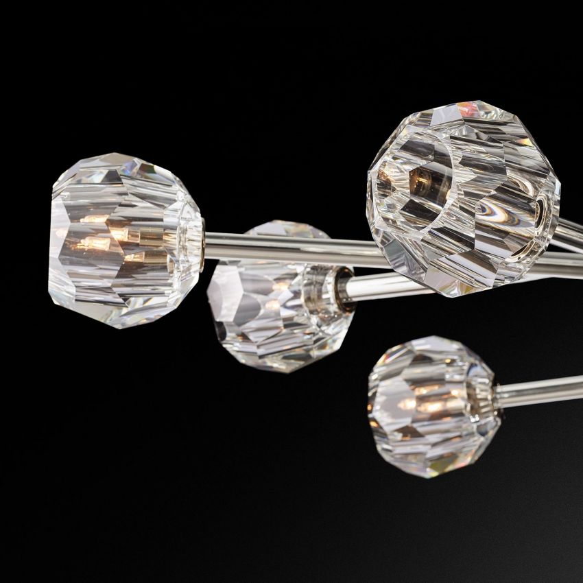 Boule De Radiant Crystal Oval Chandelier 72"