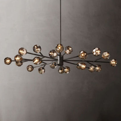 Boule De Radiant Crystal Oval Chandelier 72"