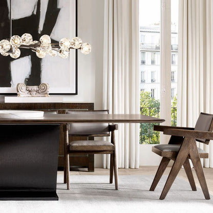 Boule De Radiant Crystal Oval Chandelier 72"