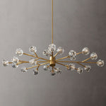Boule De Radiant Crystal Oval Chandelier 72"