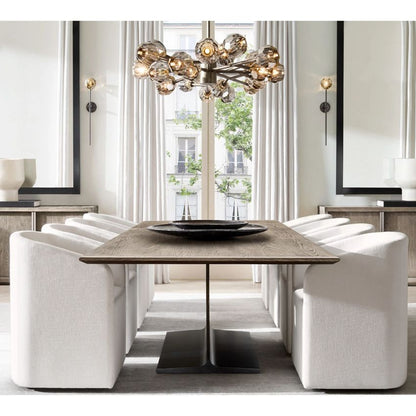 Boule De Radiant Crystal Round Chandelier 24"