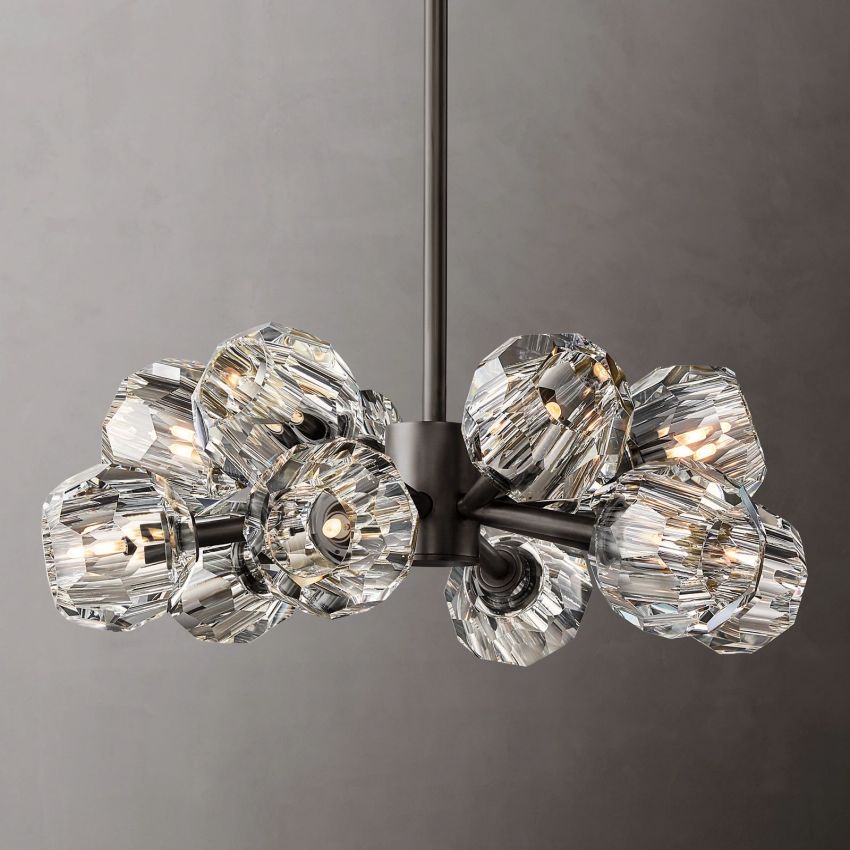 Boule De Radiant Crystal Round Chandelier 24"