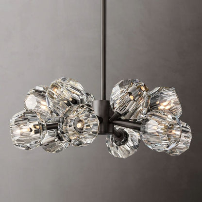 Boule De Radiant Crystal Round Chandelier 24"