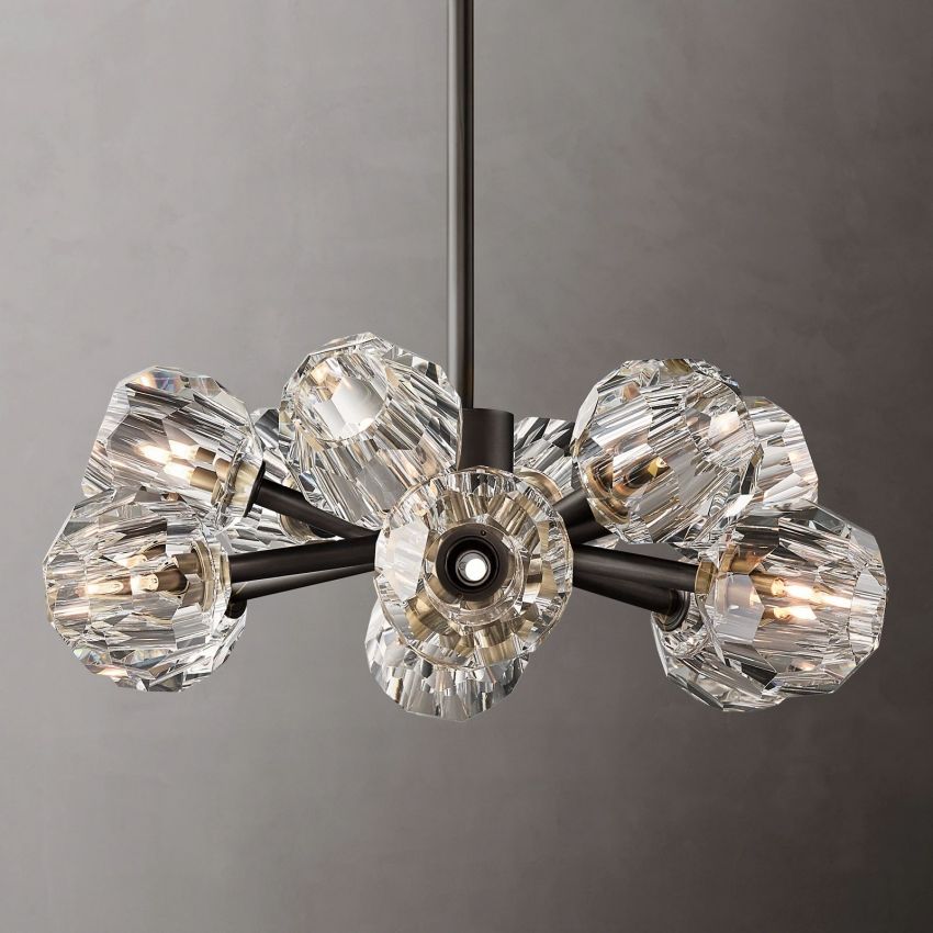 Boule De Radiant Crystal Round Chandelier 24"