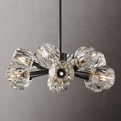 Boule De Radiant Crystal Round Chandelier 24"