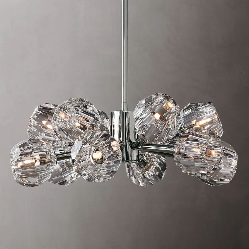 Boule De Radiant Crystal Round Chandelier 24"