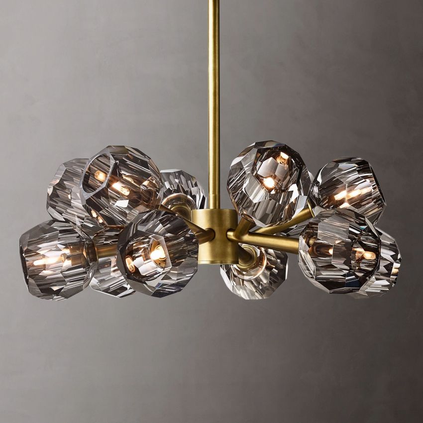 Boule De Radiant Crystal Round Chandelier 24"