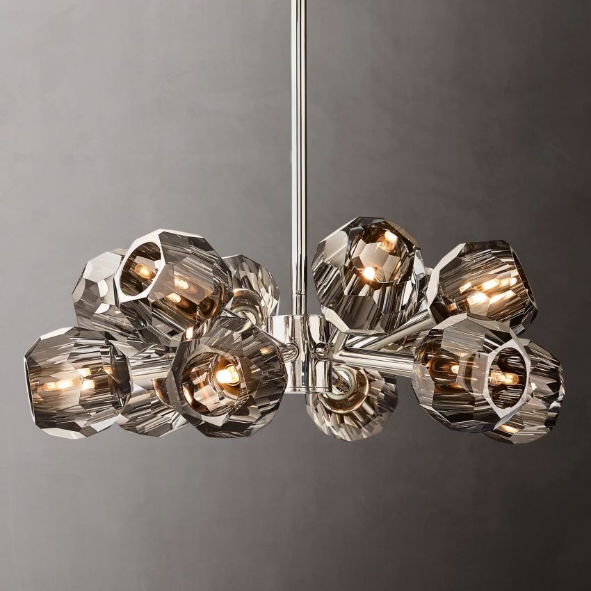 Boule De Radiant Crystal Round Chandelier 24"