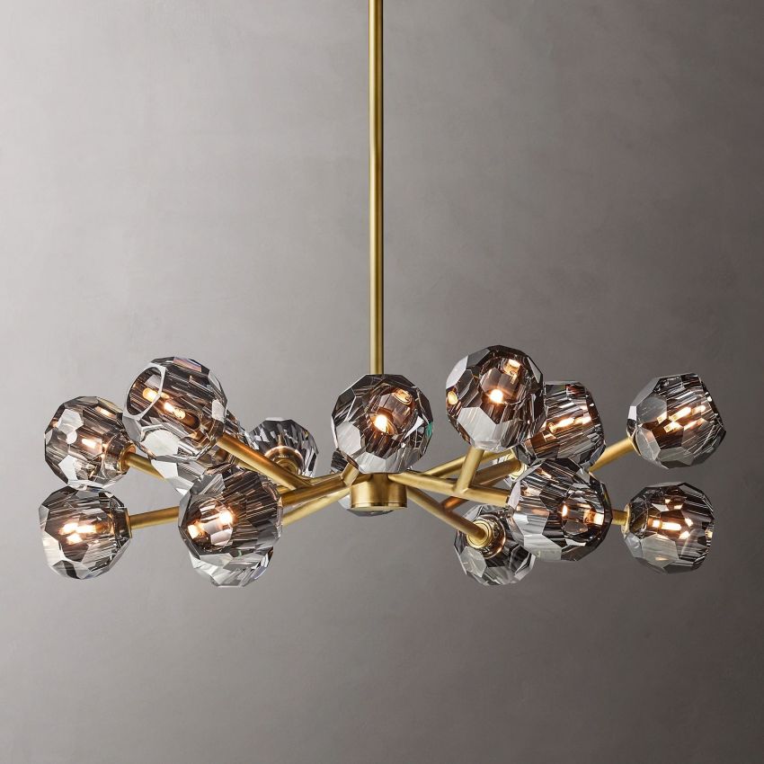 Boule De Radiant Crystal Round Chandelier 36"