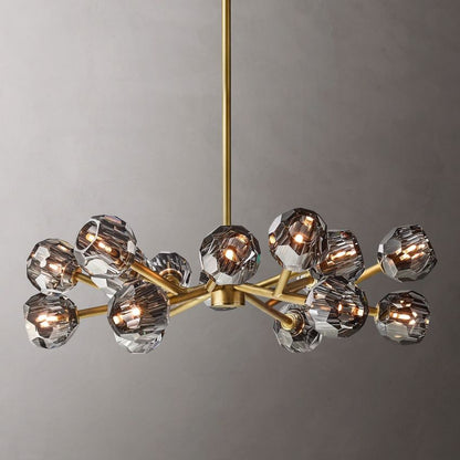 Boule De Radiant Crystal Round Chandelier 36"