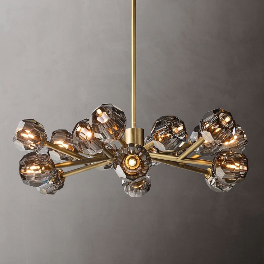 Boule De Radiant Crystal Round Chandelier 36"