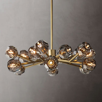 Boule De Radiant Crystal Round Chandelier 36"