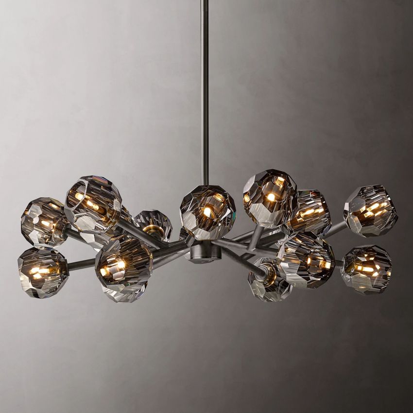 Boule De Radiant Crystal Round Chandelier 36"