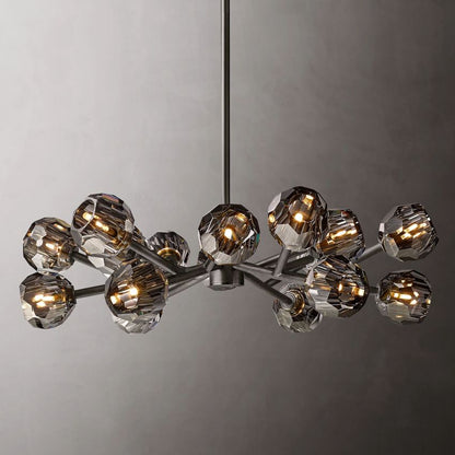 Boule De Radiant Crystal Round Chandelier 36"