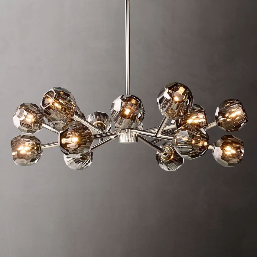 Boule De Radiant Crystal Round Chandelier 36"