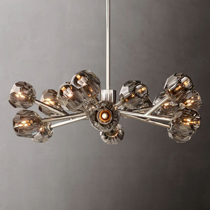 Boule De Radiant Crystal Round Chandelier 36"