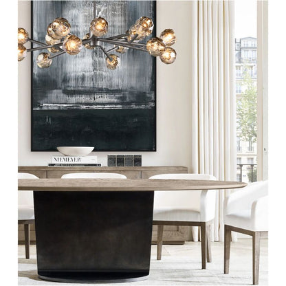 Boule De Radiant Crystal Round Chandelier 36"