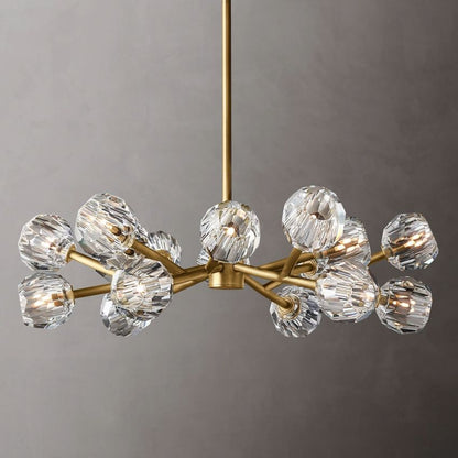 Boule De Radiant Crystal Round Chandelier 36"