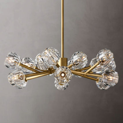 Boule De Radiant Crystal Round Chandelier 36"